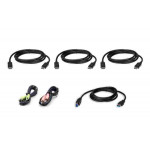 ATEN 1.8M USB DisplayPort Triple Display KVM Cable Kit