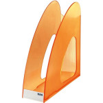 Stojan na časopisy TWIN, transparentní oranžový