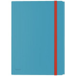 LEITZ Desky A4  Cosy hebké se 3 chlopněmi, vnitřní kapsou a gumičkou, klidná modrá