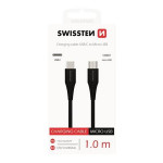 DATOVÝ KABEL SWISSTEN USB-C / MICRO USB 1,0 M ČERNÝ