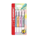 Zvýrazňovač STABILO swing cool,sada 4 pastel barev