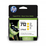 HP Ink Cartridge 712/Yellow/29-ml/3-Pack