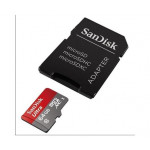 SanDisk MicroSDXC karta 64GB Ultra (80MB/s, Class 10, Android) + adaptér
