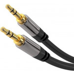 PremiumCord HQ stíněný kabel stereo Jack 3.5mm - Jack 3.5mm M/M 5m