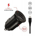 SWISSTEN CL PRO SAMSUNG SUPER FAST CHARGING 25W + KABEL USB-C/USB-C 1,2 M BLACK