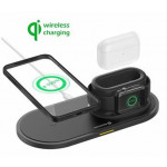 SWISSTEN WIRELESS NABÍJEČKA 3v1 ČERNÝ