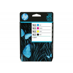 HP Ink Cartridge 963/Black/Tricolor/1000/700 stran/4-Pack