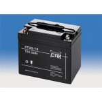 Fukawa CT 12-33 olověný akumulátor; 12V; 33Ah; závit M6; životnost 5let