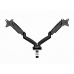 Gembird Držák 2 monitorů na stůl MA-DA2-01, naklápěcí, až do 27” a 7kg, černý