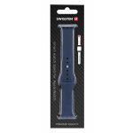 SWISSTEN REMÍNEK PRO APPLE WATCH SILIKONOVÝ 38-40 mm MODRÝ