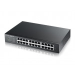 Zyxel GS1900-24Ev3, 24-port Desktop Gigabit Web Smart switch: 24x Gigabit metal, IPv6, 802.3az (Green)