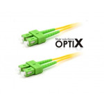 OPTIX SC/APC-SC/APC optický patch cord 09/125 1m