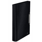 LEITZ Aktovka na dokumenty s přihrádkami  STYLE, saténově černá