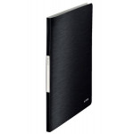 LEITZ Katalogová kniha  STYLE, 20 kapes, saténově černá