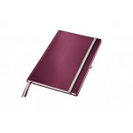 LEITZ Zápisník  STYLE A4, tvrdé desky, linkovaný, granátově červená