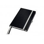 LEITZ Zápisník  STYLE A5, tvrdé desky, čtverečkovaný, saténově černá