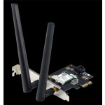 ASUS PCE-AX1800 Dual Band PCI-E WiFi 6 (802.11ax). Bluetooth 5.2, zabezpečení sítě WPA3, OFDMA a MU-MIMO