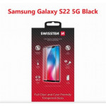 SWISSTEN OCHRANNÉ SKLO SAMSUNG S901B GALAXY S22 5G ČERNÉ