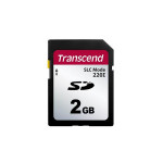 Transcend 2GB SD220I MLC průmyslová paměťová karta (SLC mode), 22MB/s R,20MB/s W, černá