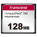 Transcend 128MB INDUSTRIAL TEMP CF180I CF CARD, (MLC) paměťová karta (SLC mode), 85MB/s R, 70MB/s W