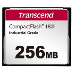 Transcend 256MB INDUSTRIAL TEMP CF180I CF CARD, (MLC) paměťová karta (SLC mode), 85MB/s R, 70MB/s W