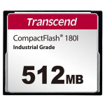 Transcend 512MB INDUSTRIAL TEMP CF180I CF CARD, (MLC) paměťová karta (SLC mode), 85MB/s R, 70MB/s W