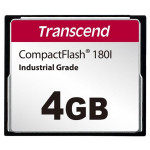 Transcend 4GB INDUSTRIAL TEMP CF180I CF CARD, (MLC) paměťová karta (SLC mode), 85MB/s R, 70MB/s W