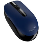 GENIUS NX-7007 Myš, bezdrátová, optická, 1200dpi, 3 tlačítka, Blue-Eye senzor, USB, černo-modrá