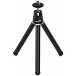 Genius Tripod 1, Stativ, vytažený 25,1cm, pro webkamery, chytré telefony a fotoaparáty, kovový, černý