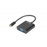 LANBERG USB-C(M) 3.1 na VGA(F) adaptér kabel 15CM černý  