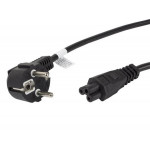 LANBERG CEE 7/7 (MICKEY) na IEC 320 C5 POWER CORD 1.8M VDE černý  