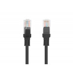 LANBERG Patch kabel CAT.5E UTP 20M černý Fluke Passed  