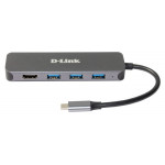 D-Link DUB-2333 5-in-1 USB-C Hub with HDMI/Power Delivery