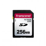 Transcend 256MB SD220I MLC průmyslová paměťová karta (SLC mode), 22MB/s R,20MB/s W, černá
