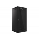LANBERG RACK CABINET 19” WALL-MOUNT 27U/600X600 (FLAT PACK) BLACK   V2
