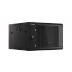 LANBERG RACK CABINET 19" WALL-MOUNTED 6U 570X600 FAST ASSEMBLY (FLAT PACK) BLACK  