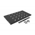 LANBERG 19" FIXED SHELF 1U/486X270MM MAX LOAD CAPACITY UP TO 120KG BLACK  