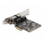 Delock PCI Express x1 karta na 2 x RJ45 Gigabit LAN