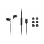 Lenovo sluchátka USB-C Wired In-Ear Headphones (with control box)