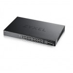 Zyxel XGS2220-30, L3 Access Switch, 24x1G RJ45 2x10mG RJ45, 4x10G SFP+ Uplink, incl. 1 yr NebulaFlex Pro