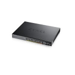 Zyxel XGS2220-30HP, L3 Access Switch, 400W PoE, 16xPoE+/10xPoE++, 24x1G RJ45 2x10mG RJ45, 4x10G SFP+ Uplink, incl. 1 yr 