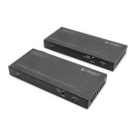 Digitus HDBaseT KVM Extender Set, 150 m 4K/60Hz, USB 2.0, PoC, IR, black