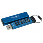 KINGSTON 64GB IronKey Keypad 200, FIPS 140-3 Lvl 3 (Pending) AES-256 Encrypted