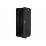 LANBERG Volně stojící skříň 19" 32U/600x600 (v rozloženém stavu) černá (RAL9004)  