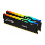 KINGSTON 64GB 5600MT/s DDR5 CL36 DIMM (Kit of 2) FURY Beast RGB EXPO