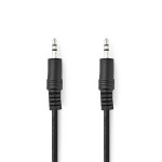 Nedis CAGL22000BK50- Stereo Audio Kabel | 3,5mm Zástrčka - 3,5mm Zástrčka | 5 m | Černá