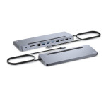 I-tec USB-C Metal Ergonomic 3x 4K Display Docking Station + Power Delivery 100 W