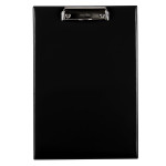 Psací podložka s klipem A4, 10 listů, černá