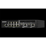 QNAP řízený switch QSW-M3212R-8S4T (4x 10GbE porty + 8x 10G SFP+ porty, poloviční šířka)