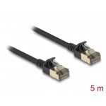 Delock Síťový kabel RJ45 Cat.8.1, F/FTP Slim Pro, 5 m, černý